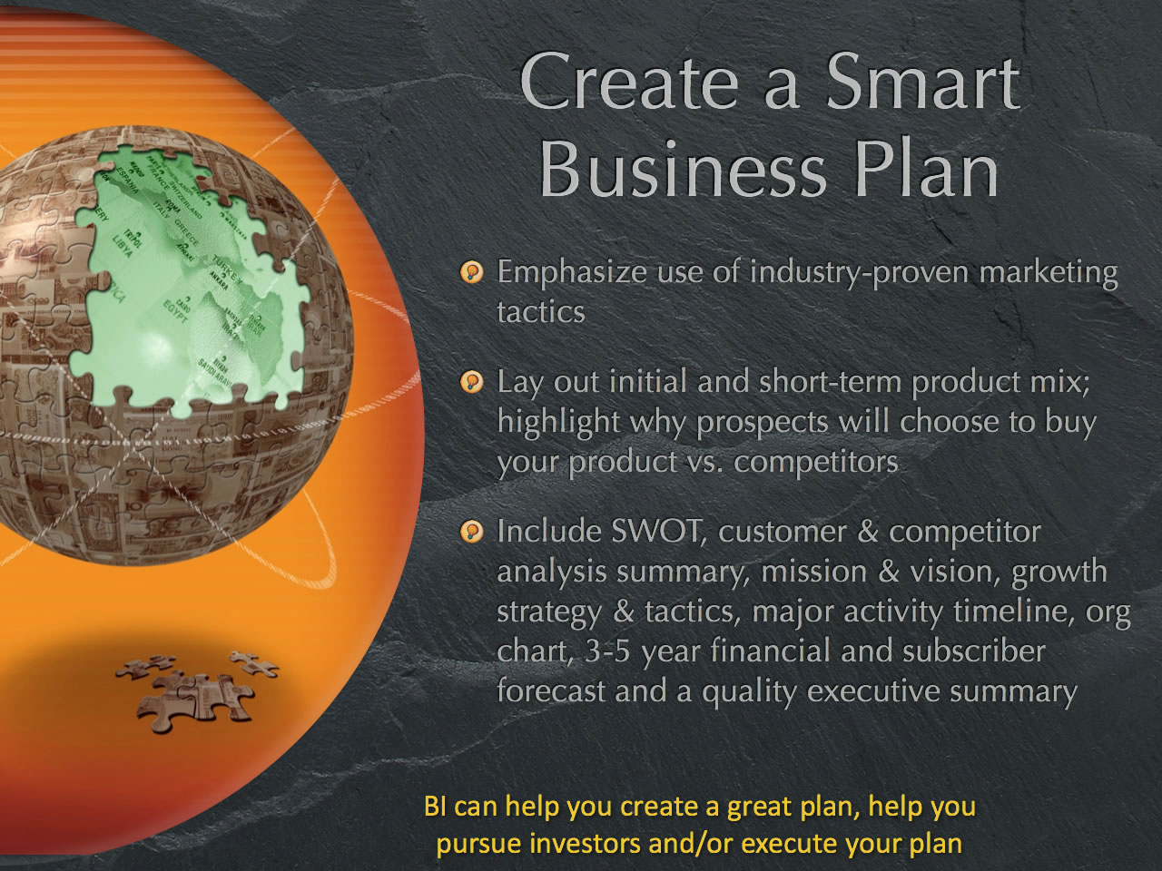 Create a smart investing newsletter startup business plan